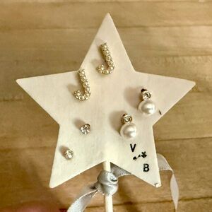 Violet & Brooks Wish Upon a Star Set of 3 Stud Earrings